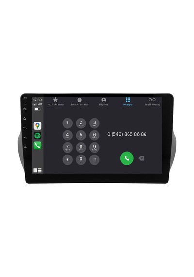 Fiat Fiorino Android Multimedya Sistemi 2005-2020 Crv-4865xd 9"