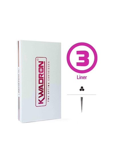 Kwadron Pmu Optima 25/3 Rllt Round Liner Long Taper - Kartuş Pmu İğnesi