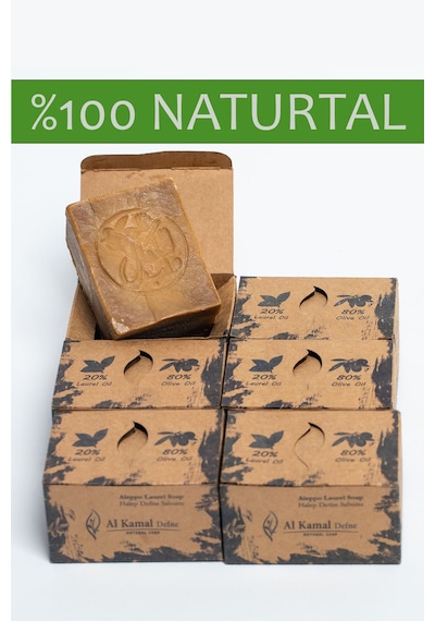 Al Kamal Defne Doğal El Yapımı Sabunu 20% Defne Yağı 6 x 1 KG