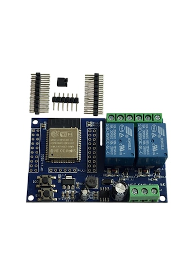 Esp32 Wifi Bluetooth 2 Kanal Röle Kartı Esp32-wroom-32e Dc 5-30v