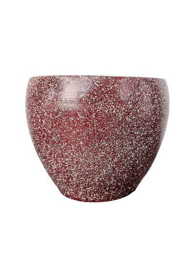 Bitki Tasarımı Ev Dekorasyon Bordo Granit Toprak Saksı Saksılık Salon Çiçeklik - 15 Cm Sku: Zeus8690010017659