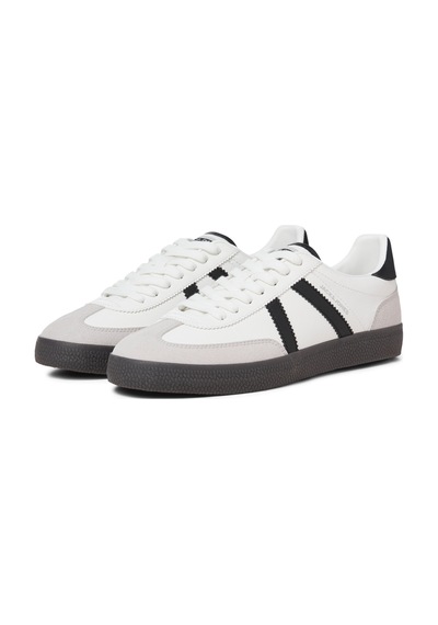 Jack & Jones Jack Jones Erkek Yandan Çizgili Günlük Ayakkabı 12257190 Beyaz