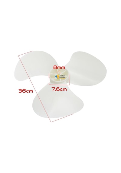 Cvs Uyumlu Dn 91001 Vantilatör Yumuşak Pervane
