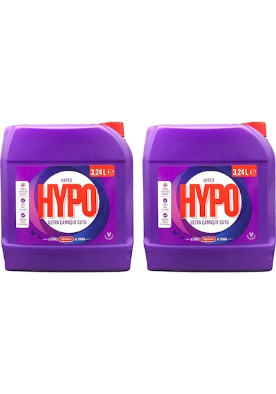 Hypo Çamaşır Suyu 3,24 Lt Lavanta X 2 Adet 2'li Set