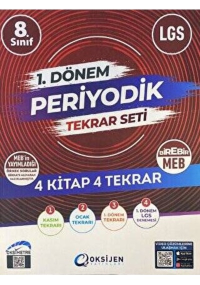 Oksijen 8.sınıf 1.dönem Periyodik Tekrar Seti