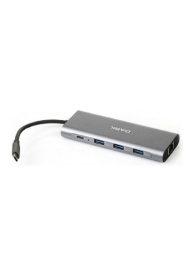Dark Usb 3.1 Type C 9 In 1 Ethernet - Hdmi - Tf Sd Kart Okuyucu