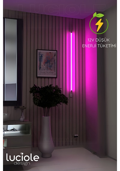 Uzaktan Kumandalı Led Lambader - Yatak Üstü, Tv Yanı ,oturma Odası - Greenlightluci