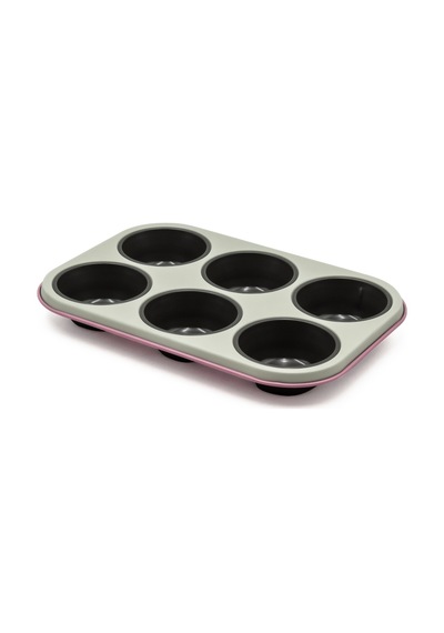 Aryıldız 6'lı Muffin Kalıbı Koyu Pembe