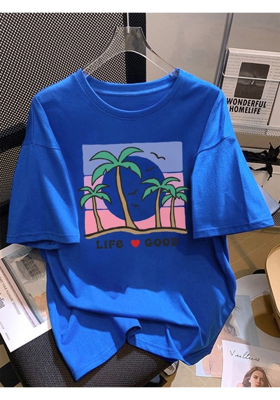 Noıssey Urban Pop Graphic Kadın Tişört Koleksiyonukod 5247 Saks