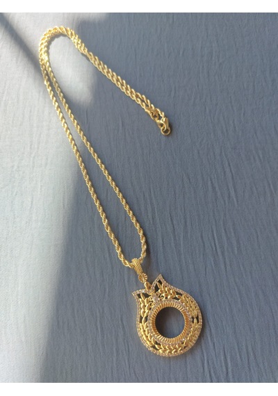 22aya Kaplama Çeyrek Gram Uyumlu 60cm Kolye 3mm Hatalt Zincir Altın