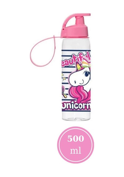 Flosoft Unicorn Matara Ve Beslenme Kutusu, Desenli 3 Bölmeli Okul Beslenme Kabı Ve Suluğu 2 Li Set
