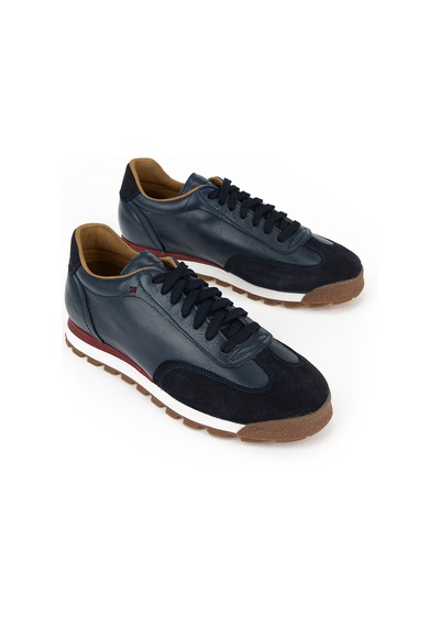 Ziya Erkek Hakiki Deri Sneaker 1611026z1020 Lacivert 1611026z1020 200 41