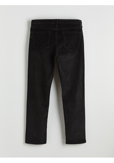 Lcwaıkıkı Classic Siyah Standart Kalıp Kadife Erkek Chino Pantolon