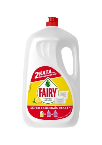 Süper Ekonomik Paket Limon Aromalı Sıvı Bulaşık Deterjanı 2600 Ml