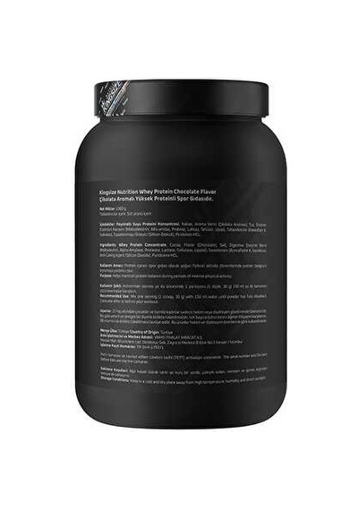 Kingsize Nutrition Whey Protein 1000 Gr - Çikolata çikolata