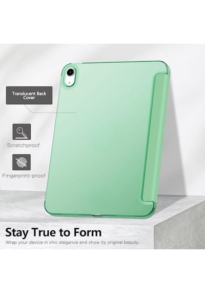 Apple Uyumlu iPad 10. Nesil 10.9 Kılıf Uyku Modlu Pu Deri Smart Standlı Case A2696 A2757 A2777 Kapaklı Kılıf