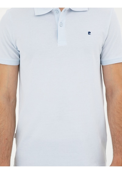 Pierre Cardin Erkek Buz Mavisi Tişört Basic 50291625-vr095 Buz Mavisi