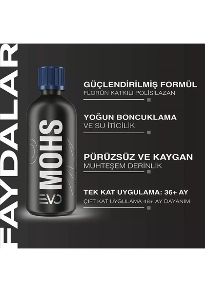 Gyeon Q² Mohs Evo Light Box Seramik Kaplama - 100 Ml - 9h Oto Boya Koruma-su İtici