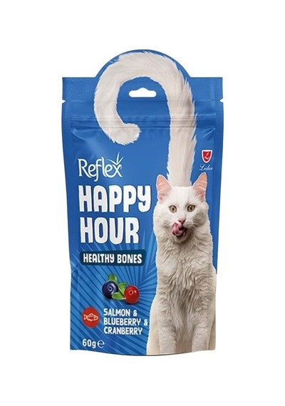Happy Hour Sağlıklı Kemikler İçin Destekleyici Kedi Ödül Maması 60 Gr