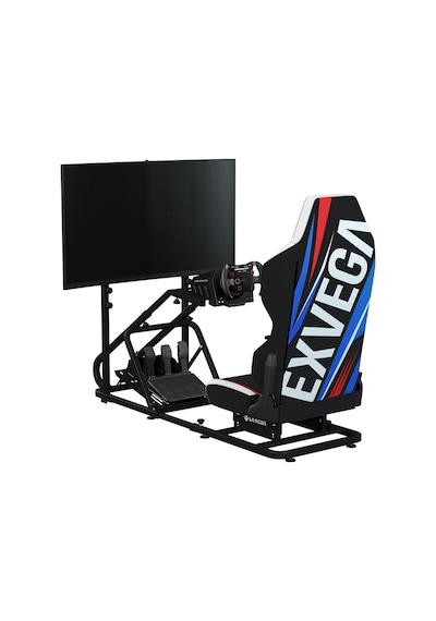 Exvega Sr01 Sim Racing Yarış Simülatörü Kokpiti Beyaz