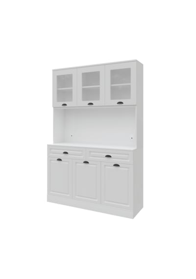 Guneystore Luna Kahve Köşesi - 140 Cm Mdf Mutfak Dolabı - Led Aydınlatmalı Beyaz Guneystore Luna Kahve Köşesi - 140 Cm Mdf Mutfak Dolabı - Led Aydınlatmalı Beyaz