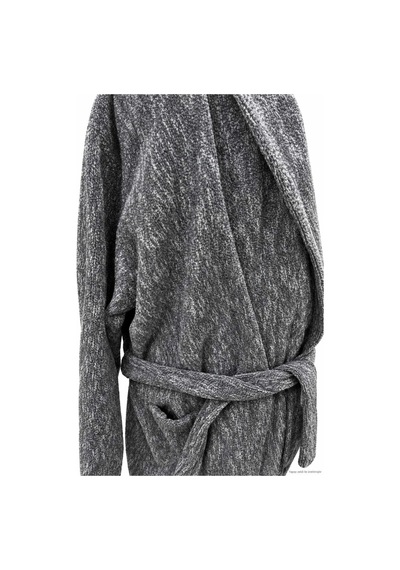 Özdilek Kadın/erkek Unisex Pamuklu Bornoz Xl - Kırçıllı Gri