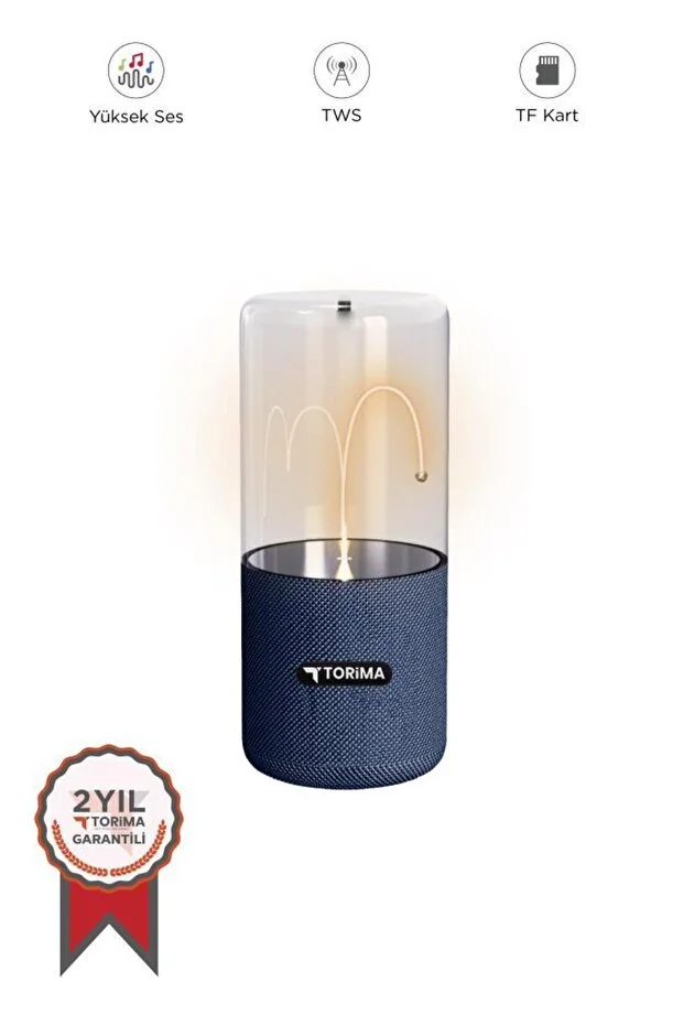 Bluetooth Hoparlör Manyetik Işıklı Tws 5.3 Speaker D40 Siyah