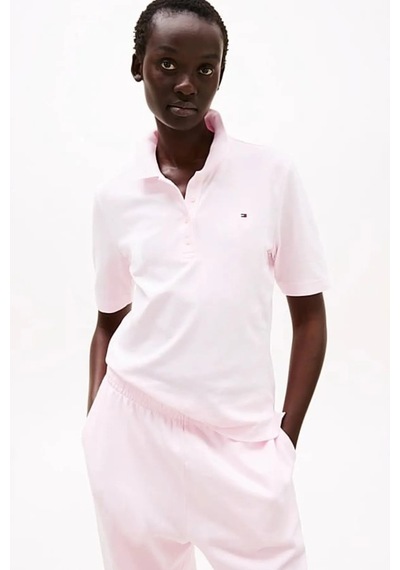 Tommy Hilfiger 1985 Reg Pıque Polo Ss Kadın Pembe Polo - Ww0ww43224