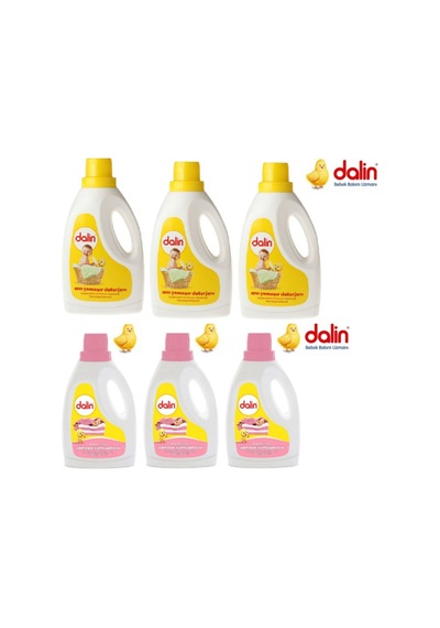 Sıvı Çamaşır Deterjanı 1500 Ml 3 Adet Bahar Ninni Yumuşatıcı 1500 Ml 3 Adet Toplam 6 Adet