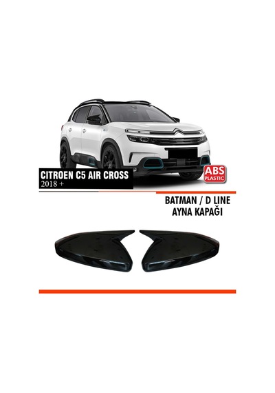 C5 Aircross Batman Ayna Kapağı Piano Black / 2018 Sonrası