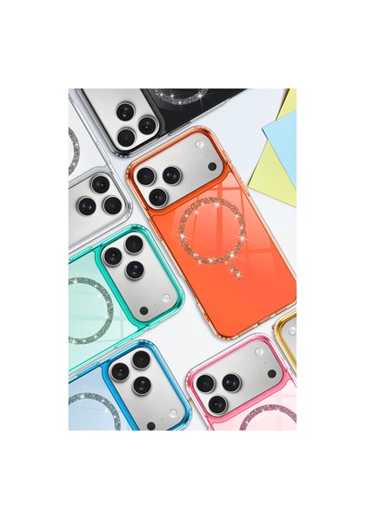 Apple iPhone Uyumlu 17 Pro Live Diamond Magsafe Kapak - Mavi Bzsxx00 1