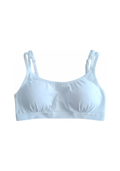 Bonbon Kız Çocuk Çıkarılabilir Pedli Beyaz Renk Büstiyer Bb2097