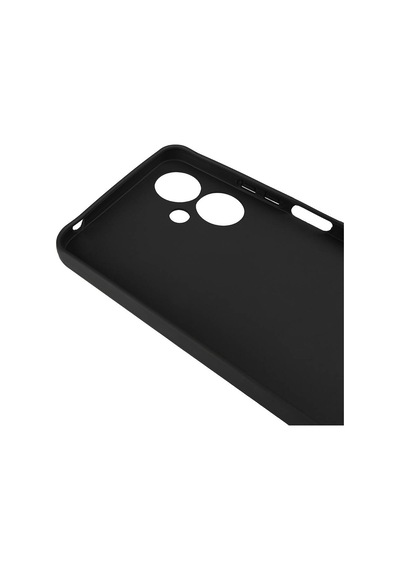 Noktaks - Xiaomi Poco M6 5g Uyumlu - Kılıf Mat Soft Esnek Biye Silikon - Siyah