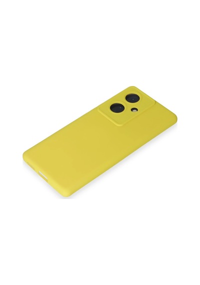 Gld-spt- Newface Vivo V29 Lite Kılıf Nano İçi Kadife Silikon - Sarı