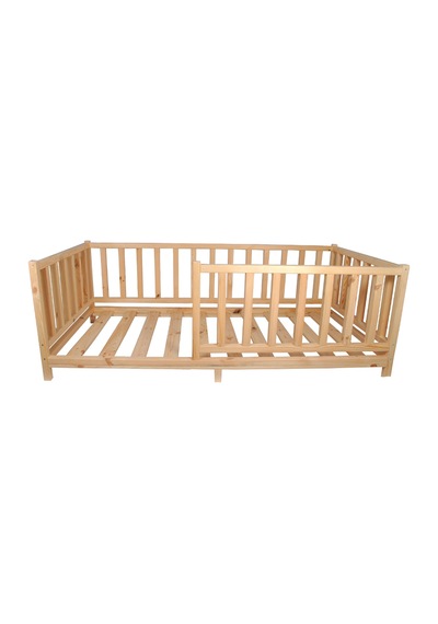 Markaawm Markaawm Montessori Çocuk Yatak Doğal Çam 90X190 Karyola Gelincik