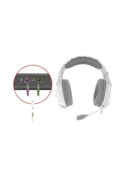 Gxt 322w Carus Snow Beyaz Kamuflaj Gamer Kulaklık