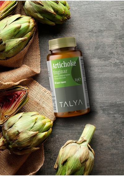 Talya Artichoke Enginar Yaprak Ve Eki İçeren Takviye Edici Gıda 60 Kapsül