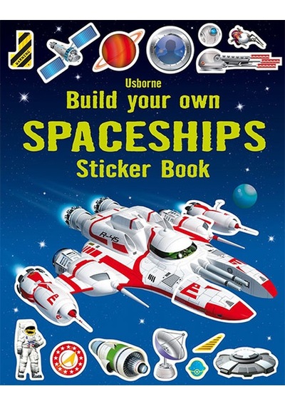 Usborne Build your own Spaceships Sticker book Usborne