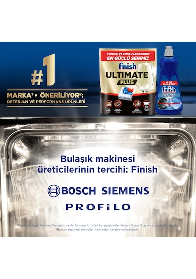 Finish Ultimate Plus Bulaşık Makinesi Deterjanı Kapsül Tablet 60 Adet