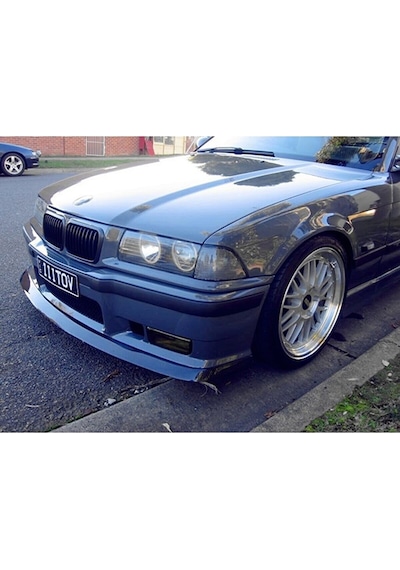 Bmw E36 M3 Ön Lip Parlak Siyah Plastik Ön Ek Karlık 1991 1992 1993 1994 1995 1996 1997 1998