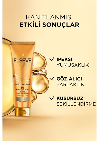 L'oréal Paris Elseve Mucizevi Yağ Saç Güzelleştirici Krem Her Saç Tipi İçin 150ml