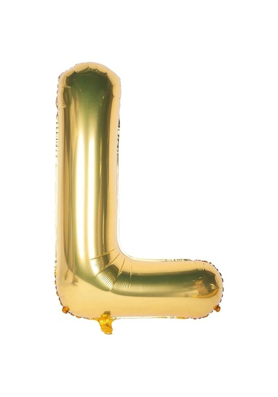 Folyo Balon A Harfi Helyum Balon 36 Cm Gold Renk - A Harf Balon - Harf Folyo Balon Gold Ballons Çok Renkli