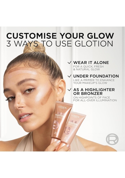 L'oreal Paris Glotion All-ın-one Doğal Işıltı Aydınlatıcı Losyon - 901 Fair Glow Diğer