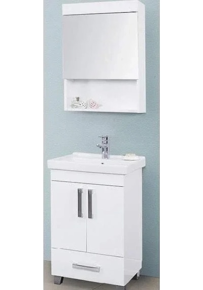 70 Cm Mdf Yağmur Banyo Dolabı Mdf Beyaz 70 Cm Mdf Yağmur Banyo Dolabı Mdf Beyaz