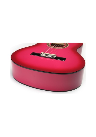 Valencia Vc104tpks Klasik Gitar 4/4 Pembe Sunburst Sap Çelikli - Parlak Cila - Yetişkin Boy