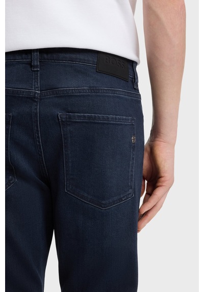 Boss Pamuk Karışımlı Slim Fit Normal Bel Jeans Erkek Kot Pantolon 50566914 403 Lacivert Boss Pamuk Karışımlı Slim Fit Normal Bel Jeans Erkek Kot Pantolon 50566914 403 Lacivert