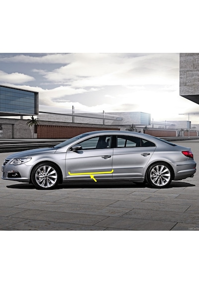 VW Passat CC 2009-2012 Sol Ön Kapı Çıtası Kromaj 3C8853071A