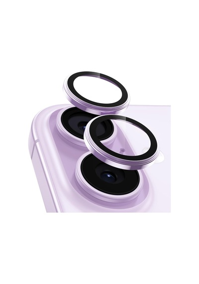 Apple iPhone Uyumlu 16/16 İle Uyumlu Kamera Lens Koruyucu Alüminyum Alaşım Çerçeveli Telefon Lensi Temperli Cam Koruma Pembe Sku: Zeusb0hj47jd6s -