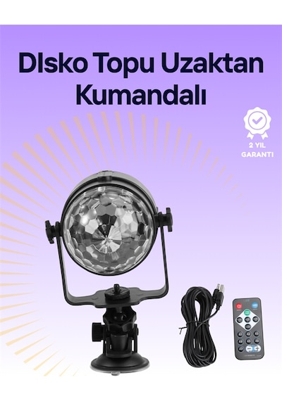 Tnabilir - 794 - Ve Dalı Plastik Kristal Led - Csmo-tex - Disko Işığı