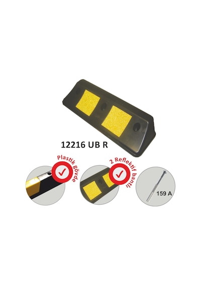 12216 Ub R  10 x 50 x 16Cm Evelux Araç Stoperi